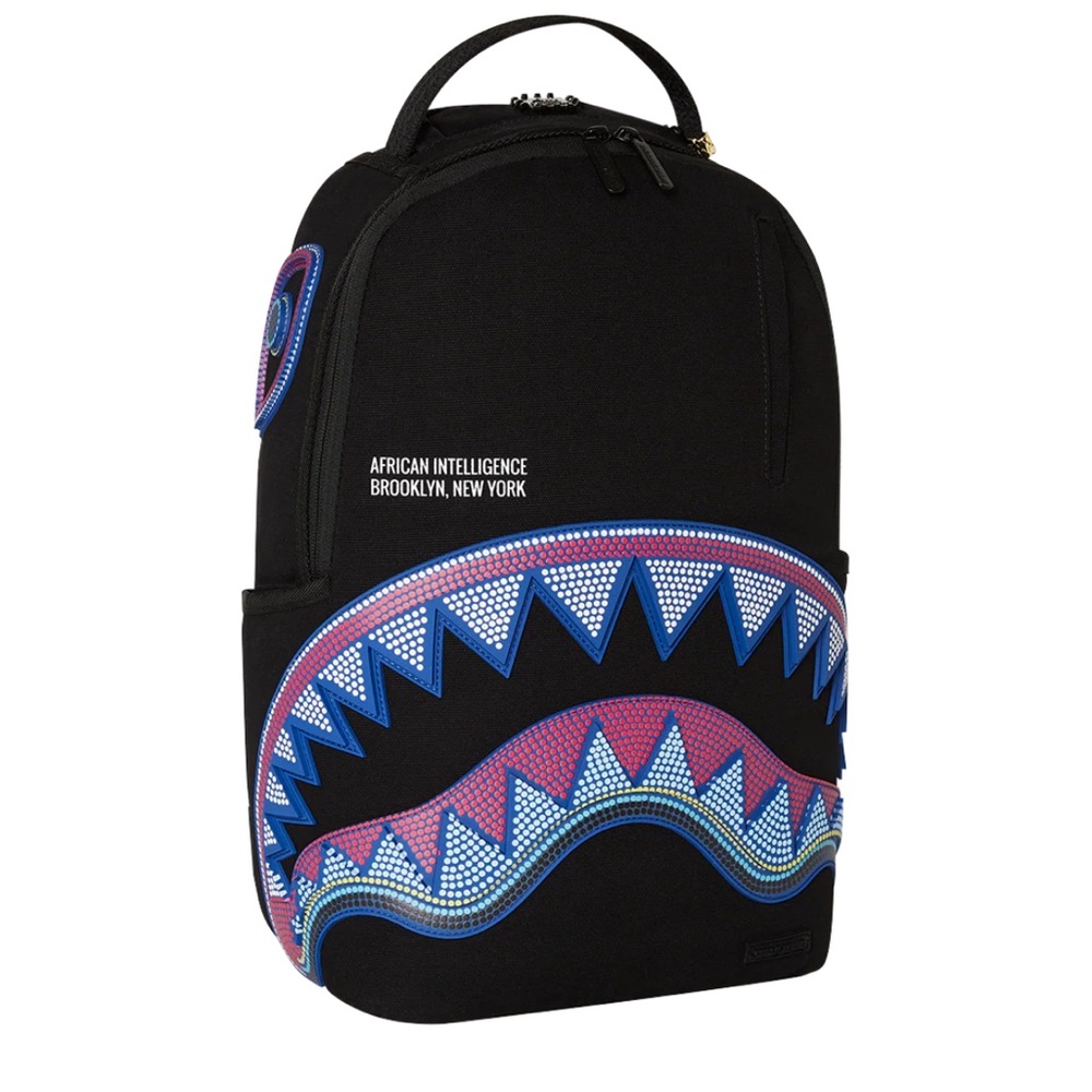 Sprayground Born & Raised AI Sand flower backpack